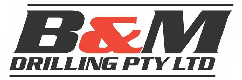 B and M Drilling Logo